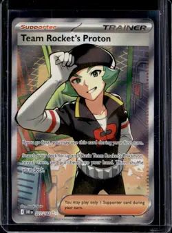 2025 Pokemon Destined Rivals Team Rocket's Proton #227/182 - Image 1