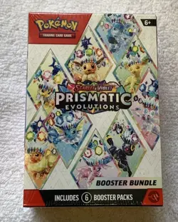 POKEMON TCG SCARLET & VIOLET PRISMATIC EVOLUTIONS BOOSTER BUNDLE SEALED NEW 6 PK - Image 1