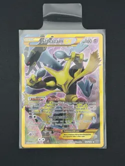 Pokemon 2016 Alakazam EX 125/124 XY Secret Rare Full Art Holo - LP Exellent - Image 1