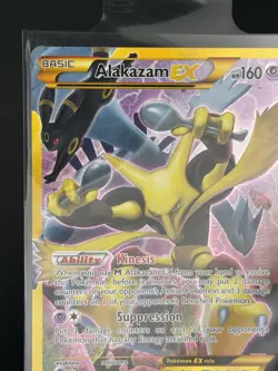 Pokemon 2016 Alakazam EX 125/124 XY Secret Rare Full Art Holo - LP Exellent - Image 3