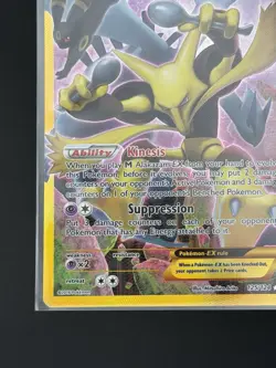 Pokemon 2016 Alakazam EX 125/124 XY Secret Rare Full Art Holo - LP Exellent - Image 4