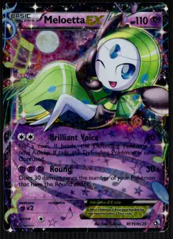 Meloetta EX RC11/RC25 Legendary Treasures: Radiant Collection - Pokemon - DMG - Image 1
