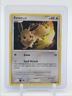 EEVEE LV.12 2008 POKEMON DIAMOND & PEARL MAJESTIC DAWN COMMON 63/100 Q2167 - Image 1