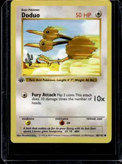 1999 Pokemon 1st Edition Doduo #48/102 - Image 1