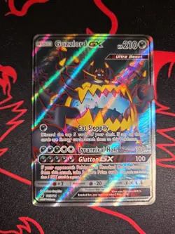 Guzzlord GX (Full Art Holo) 105/111 -Crimson Invasion POKEMON - 63/111 + 2 Holo - Image 2