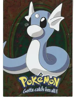 Pokemon Dratini #147 Holo Foil E10 of 12 Blue Label Topps 1999 - Image 2