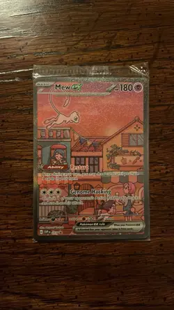 Mew ex SVP 053 Factory Sealed Pokemon TCG Scarlet Violet 151 Black Star Promo - Image 1