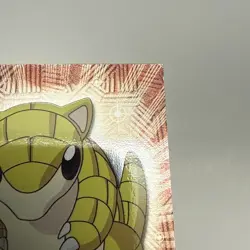 Topps Pokemon Tv Animation Edition Sandshrew #27 Holo Foil Blue Logo MP - Image 3