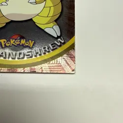 Topps Pokemon Tv Animation Edition Sandshrew #27 Holo Foil Blue Logo MP - Image 4