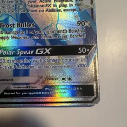 Pokemon Glaceon GX Shiny Holo Rare Full Art Hidden Fates SV55/SV94 2019 Card - Image 5