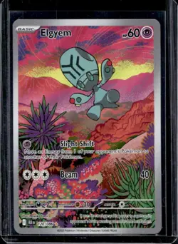 2025 Pokemon Black Bolt Elgyem Illustration Rare #120/086 - Image 1