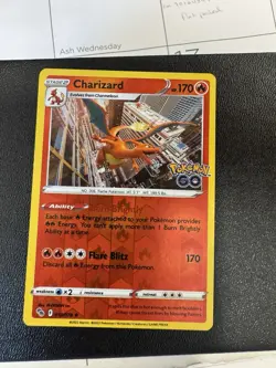 Charizard 010/078 Pokemon GO Reverse Holo - Image 1