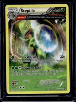 2015 Pokemon XY Primal Clash Sceptile Holo #9/160 - Image 1