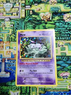 The Pokemon Company Mew 53/108 Evolutions Holo Rare Basic LP-NM - Image 1
