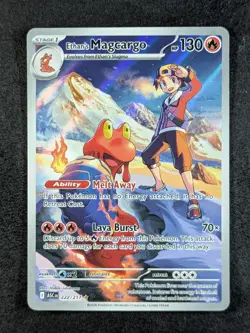 2026 Pokemon ETHAN'S MAGCARGO #222/217 Ascended Heroes Illustration Rare English - Image 1
