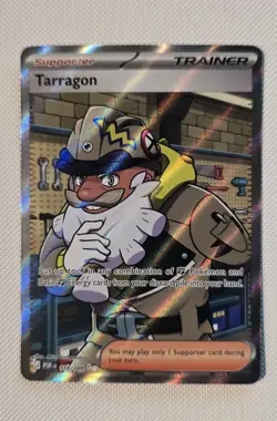Pokemon Tarragon 116/088 POR Trainer-Supporter Full Art Holo Ultra Rare English - Image 1