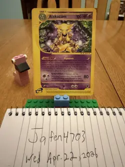 Pokemon Alakazam 033/165 Expedition Base Set Rare Regular Stage 2 HP100 Nintendo - Image 1