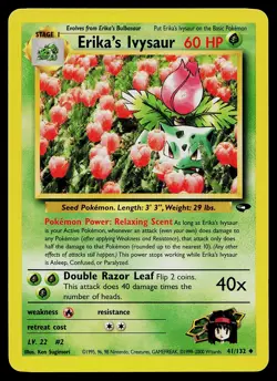 Pokemon Card - Erika's Ivysaur Gym Challenge 41/132 Uncommon - Image 1