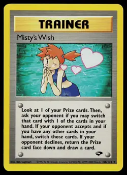 Pokemon Card - Misty's Wish Gym Challenge 108/132 Rare - Image 1