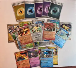 Pokemon 151 Lot 33 Cards Holos Reverse Holos Energy Swirl - Image 1