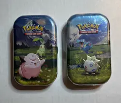 Ascended Heroes Mini Tins X2 - New Sealed - Pokemon TCG Clefairy… & Togepi… Art - Image 1