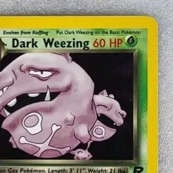 Dark Weezing 14/82 LP/MP Team Rocket Holo Unlimited Pokemon TCG - Image 4