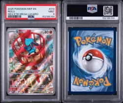 2025 Pokemon MEP EN Riolu MEG ETB-Mega Lucario #10 PSA 9 - Image 3