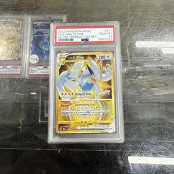 2022 POKEMON SWSH #211/195 FA/LUGIA VSTAR SILVER TEMPEST - SECRET PSA 10 - Image 1
