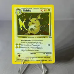 Raichu 14/62 Holo Rare Unlimited French Fossil Set WOTC Pokemon (French) - Image 1