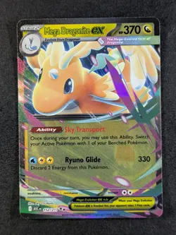 2026 Pokemon MEGA DRAGONITE EX #152/217 Ascended Heroes Double Rare English - Image 1