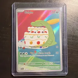 Pokemon Gulpin 154/142 SV08: Stellar Crown Illustration Rare Holo Basic 2024 - Image 1