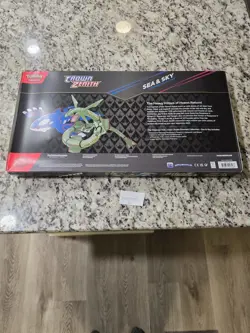Pokemon TCG: Crown Zenith Sea and Sky Premium Collection Box 14 Packs Sealed - Image 2