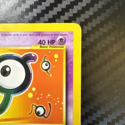 Pokemon TCG Unown J38 Black Star Promo Card Heavily Played - Image 3