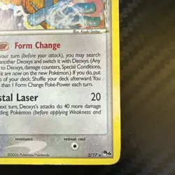 Deoxys #2/17 - Holo Rare - POP Series 4 - Pokemon - Heavily Played - Image 5