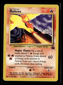 Pokemon TCG WoTC Promo #21/53 Moltres - Image 1