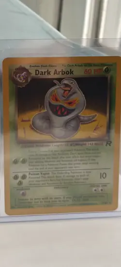 2000 DARK ARBOK W Stamped Pokemon Card Promo - Team Rocket 19/82 WOTC Rare - Image 3