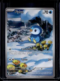 2025 Pokemon Phantasmal Flames Piplup Illustration Rare #098/094 - Image 1