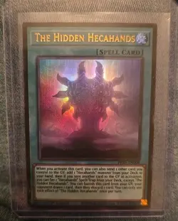 Yu-Gi-Oh! The Hidden Hecahands Ultra Rare 1st Edition #PHRE-EN008 - Image 1