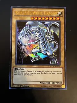Yu-Gi-Oh! Blue-Eyes White Dragon DPBC-EN016 Ultra Rare 1st Ed Battle City Konami - Image 1