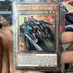BPRO-EN023 Rescue-ACE Quick Attacker Starlight Rare 1st Edition YuGiOh - Image 2