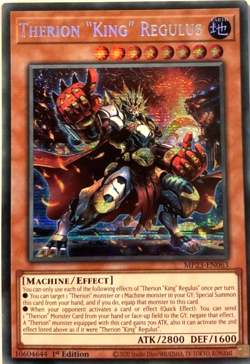 Therion King Regulus - MP23-EN063 Prismatic Secret Rare 1st Edition YuGiOh TCG - Image 1