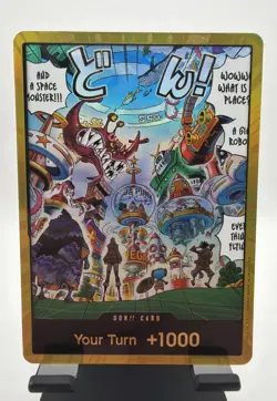 DON!! Card (Egghead) (Gold) DON!! The Azure Sea's Seven One Piece Near Mint - Image 1