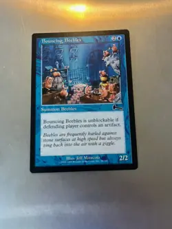 1x Bouncling Beebles 1999 Urza's Legacy Magic Card, COMBINED SHIPPING - Image 1