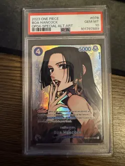 Boa Hancock SP One Piece English, OP01-078 Kingdoms of Intrigue OP04 - PSA 10 - Image 1