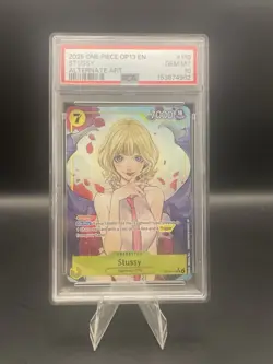 Namco Stussy Alternate Art Foil OP13-110 Carrying On His Will PSA 10 2025 - Image 1