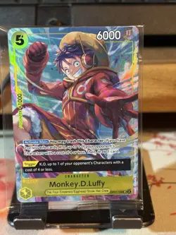 One Piece CCG Monkey D Luffy Promo Card #OP07-109 - Image 1