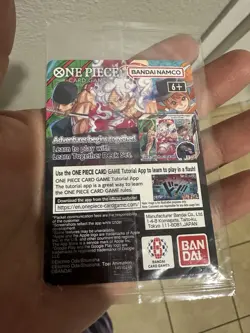 Bandai One Piece Card Game Monkey D. Luffy US Voyage Promo Holo P-055 5000 - Image 3