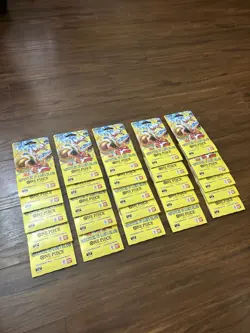 One Piece OP-15 - Adventure on Kami's Island Sleeved Booster Packs - Lot Of 25 - Image 1