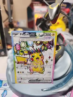 Pikachu ex 219/191 Sv08: Surging Sparks Ultra Rare NM Pokemon Card - Image 1
