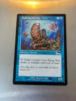 1x Walking Sponge 1999 Urza's Legacy Magic Card, COMBINED SHIPPING - Image 1